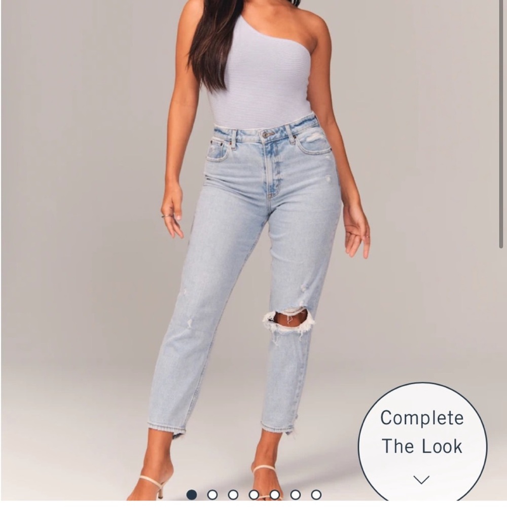 Abercrombie & ditch curve love jean